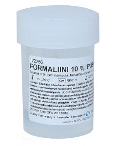 Formaliini 10 %, puskuroitu (120 x 30 ml), 120 x 30ml